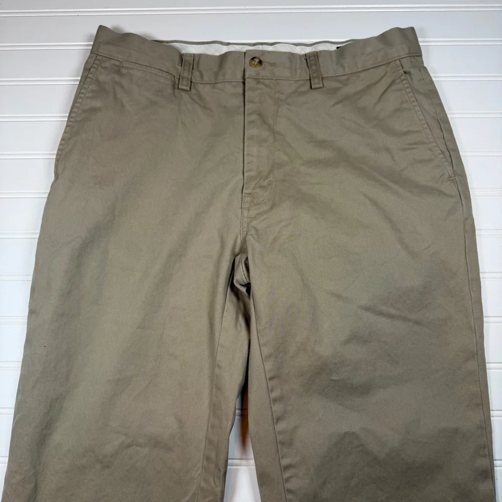 Polo Ralph Lauren Classic Fit Chino Pants Mens 33x30 Tan Khaki Cotton Twill